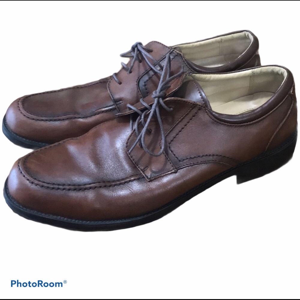 Men’s size 13 brown leather chaps dress shoe